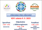 SportFest, Odpoledne s Mikroregionem a FoodFest 9.9.2023 1